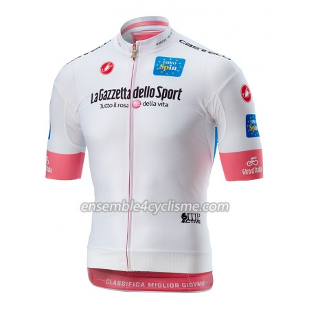 Maillot Cyclisme Blanc 2018 Tour d'Italie